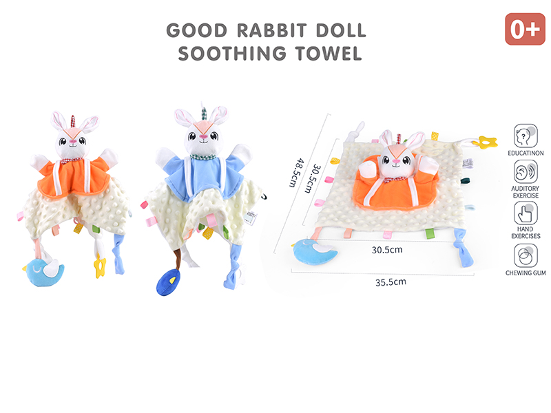 Rabbit Doll Baby Soothing Towel
