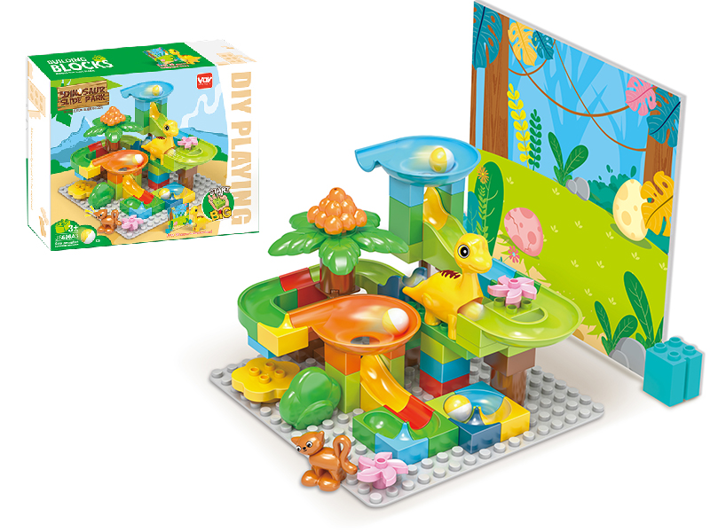 Brontosaurus Slide Building Blocks 60pcs