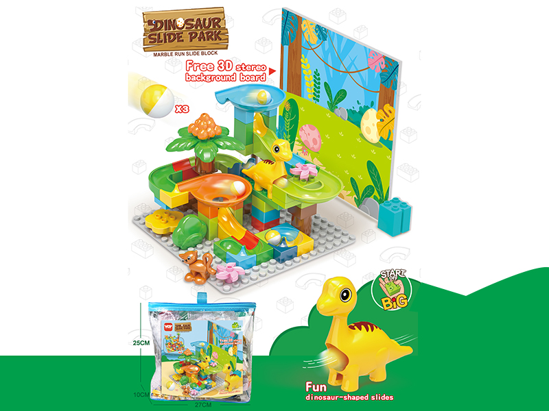 Brontosaurus Slide Building Blocks 60pcs