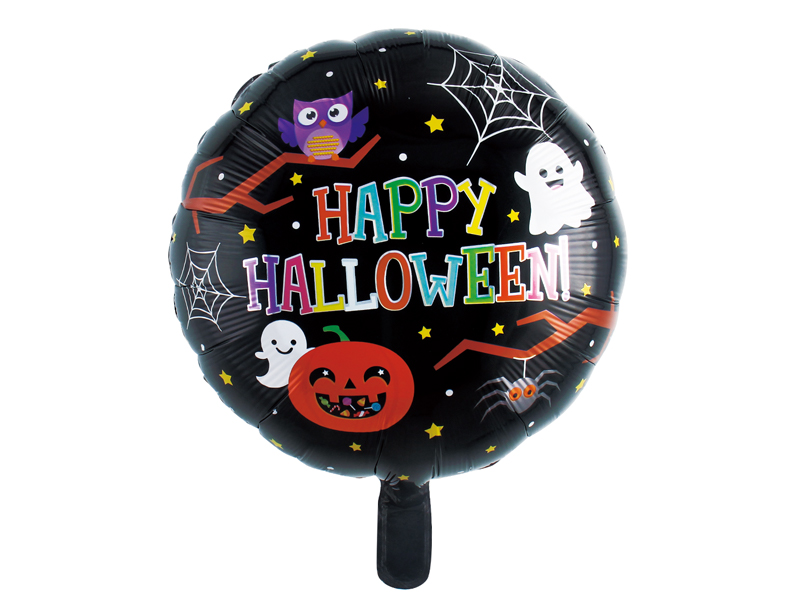 50Pcs Aluminum 17 Inch Round Ghost Balloon