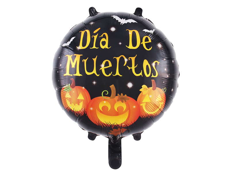 50Pcs Aluminum Chuangmei 18 Inch Round Pumpkin Balloon