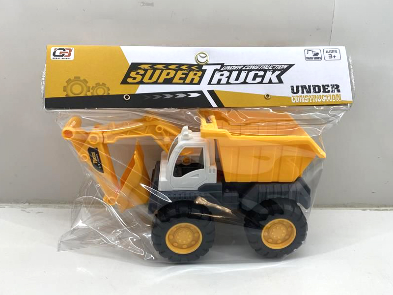 Slide Engineering Vehicle (Excavator+Tipper)