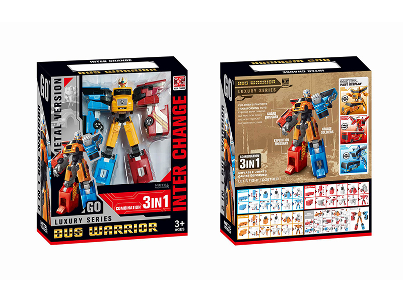 3 In 1 Alloy Bus Deformation Robot