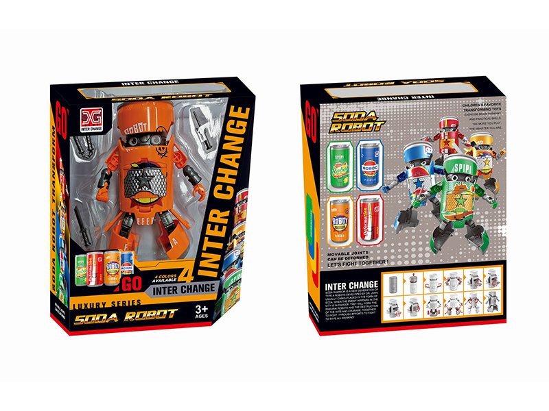 5 In 1 Deformation Robot For Soda Tank