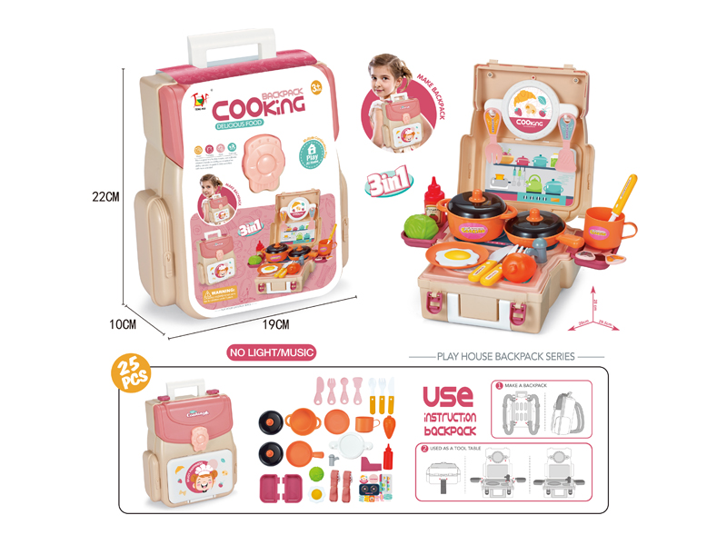 25PCS Girls Tableware Toys
