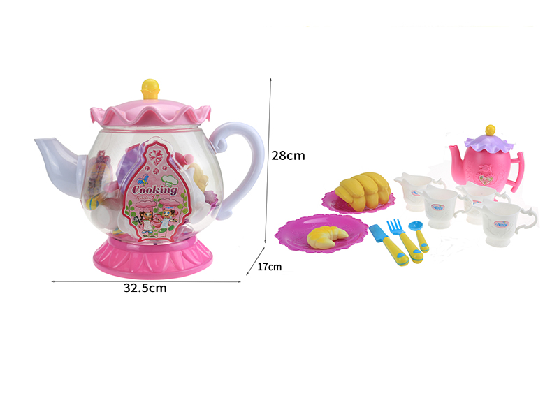 Transparent Pot Tea Set