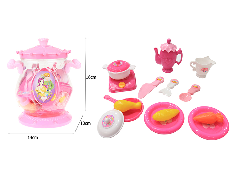 Transparent Pot Kitchen Set