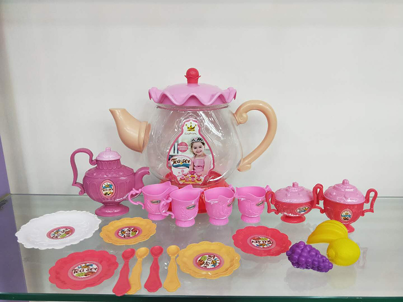 Transparent Pot Tea Set