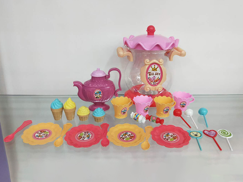 Transparent Pot Tea Set