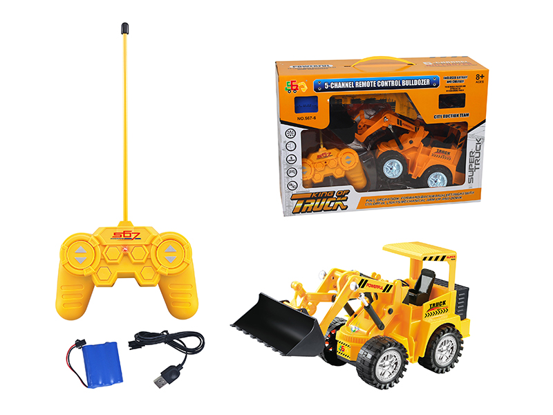 5Ch R/C Wheeled Bulldozer