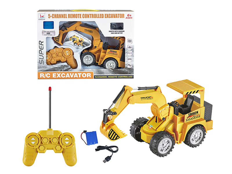 R/C Stunt Engineering Vehicle With Light