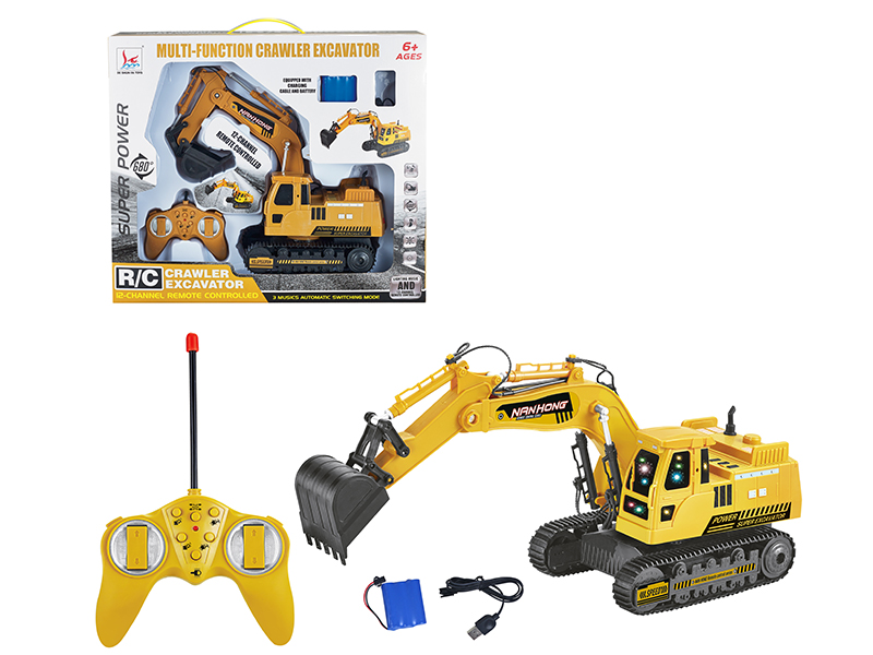12Ch R/C Crawler Excavator