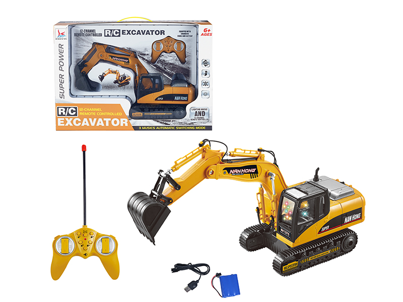 12Ch R/C Simulated Crawler Excavator