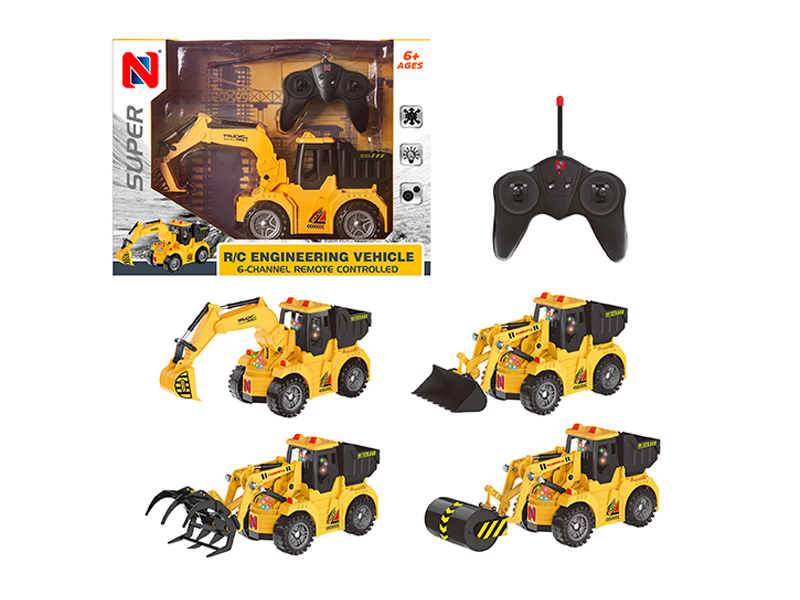 6Ch R/C Wheeled Excavator