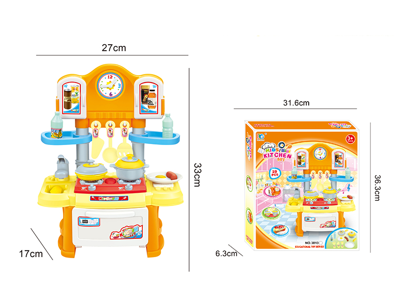 Simulated Clock Kitchen Table(Light And Music)