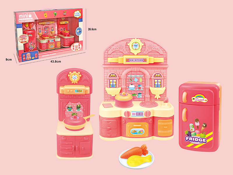 Mini Kitchen Refrigerator Set