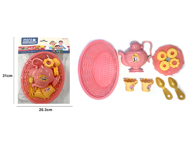 Basket Princess Tea Set