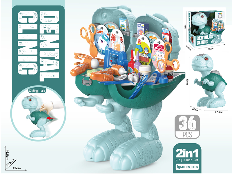 36Pcs Slide Tyrannosaurus Rex Doctor