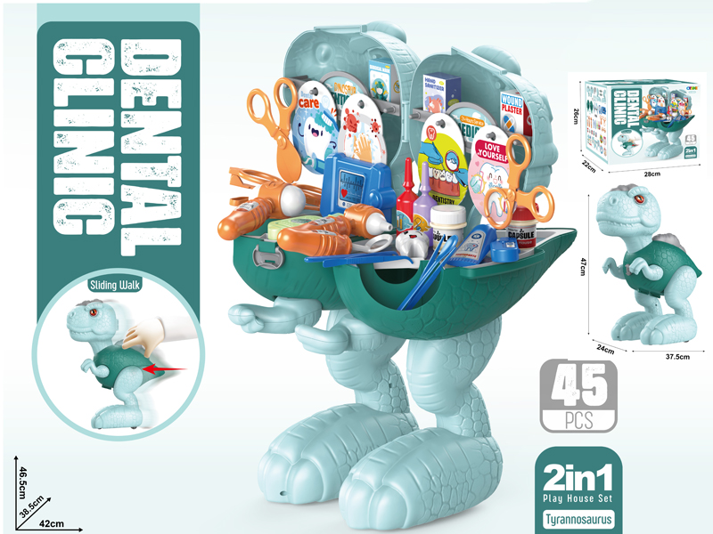 45Pcs Slide Tyrannosaurus Rex Doctor