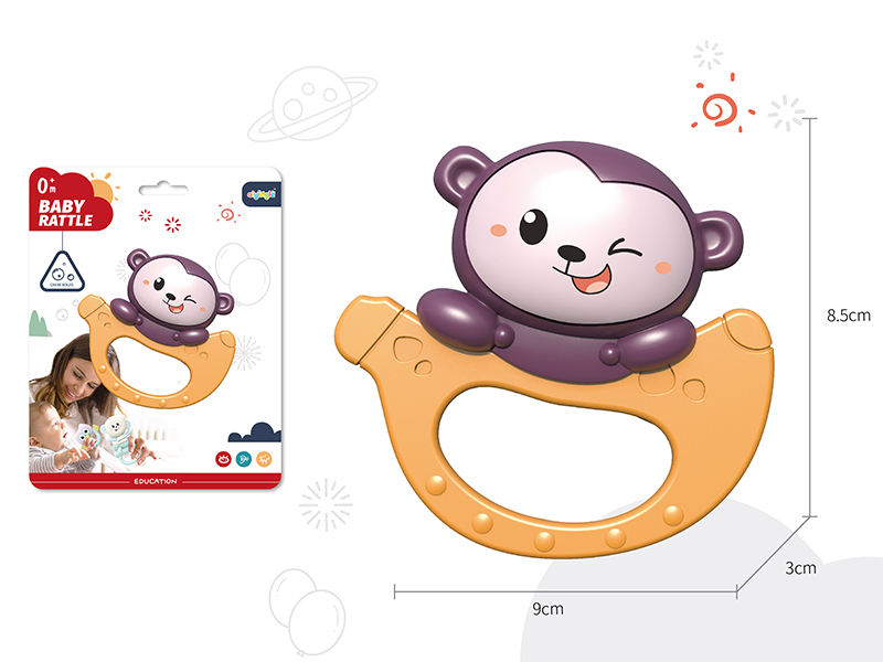 Banana Monkey Baby Rattle