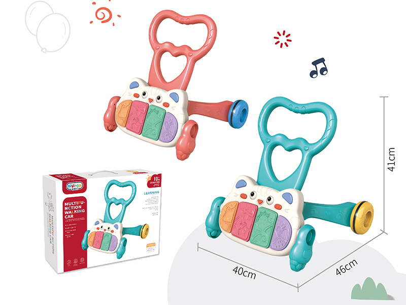 Cat Piano Baby Walker