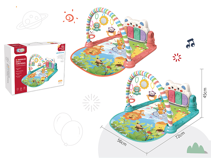 Cat Pedal Piano Fitness Blanket