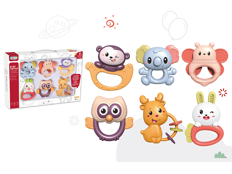 6pcs Baby Rattle