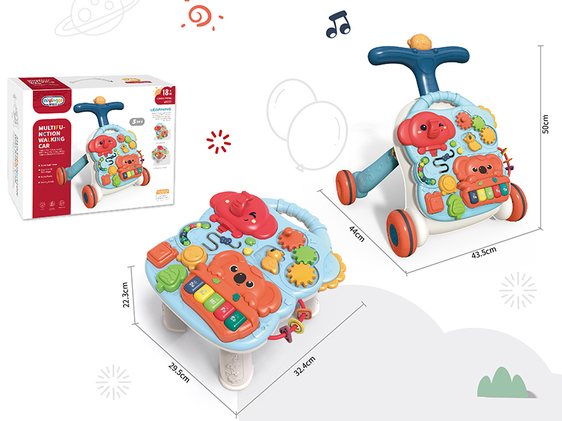 2-In-1 Music Baby Walker/Learning Table