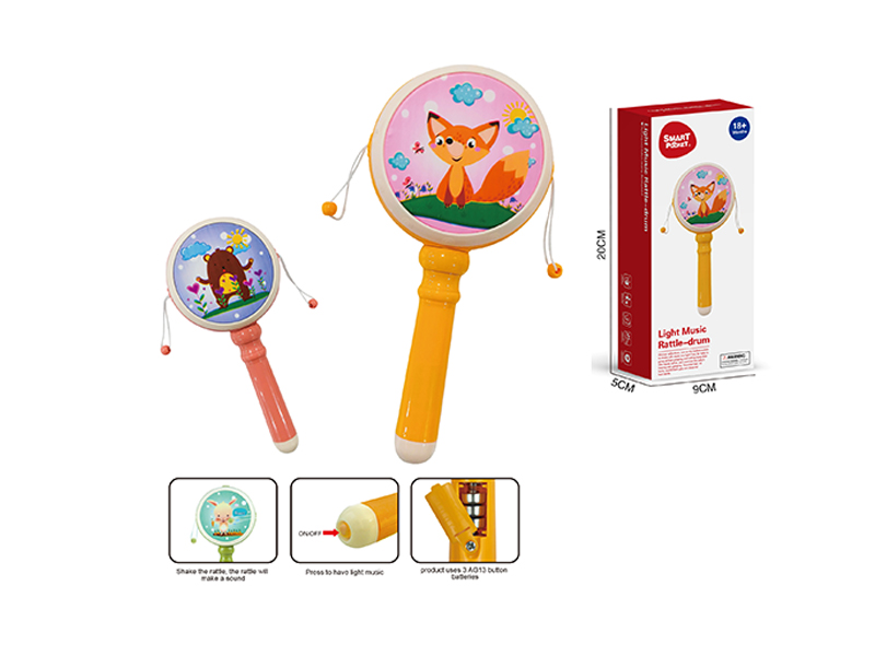 Rattle Drum With Light And Music