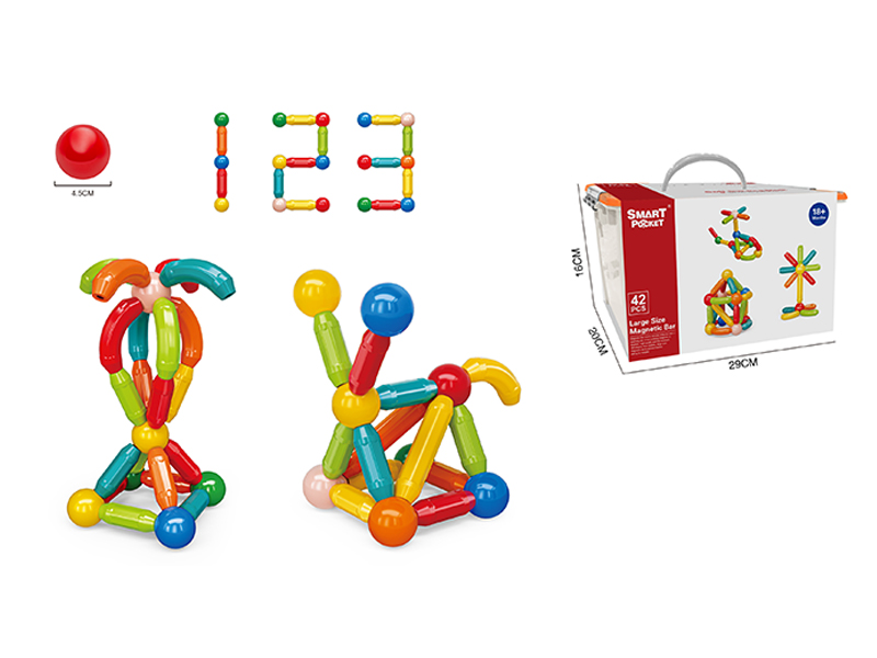 42PCS Large Size Magnetic Rod