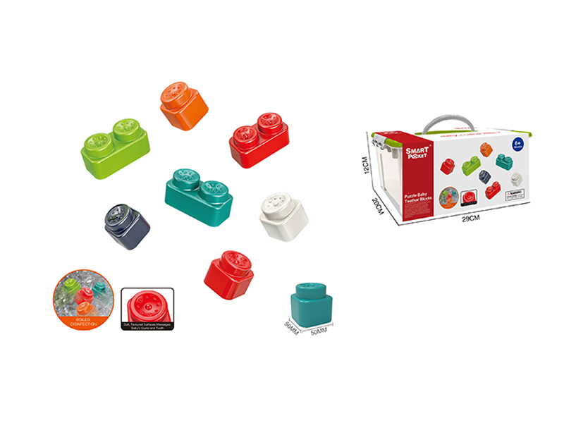 24PCS Baby Dental Glue Building Block