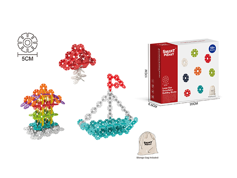 139Pcs 5Cm Large Size Patchwork Snowflakes