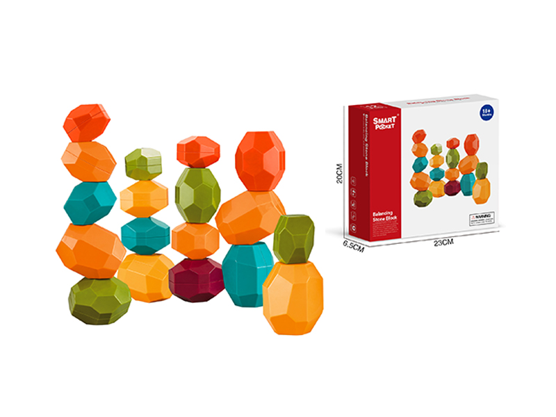 12Pcs Interesting Colorful Balance Stone