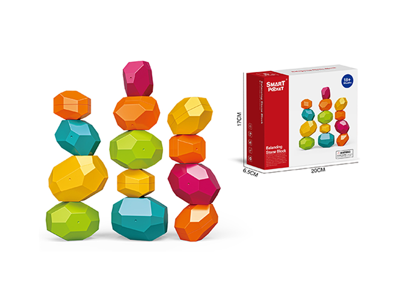 8Pcs Interesting Colorful Balance Stone