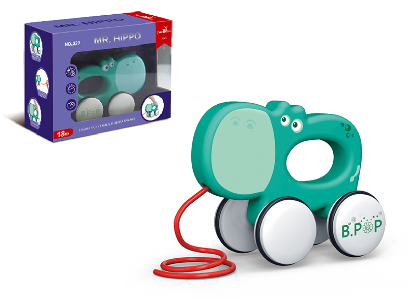 Hippo Drag&Pull Toy