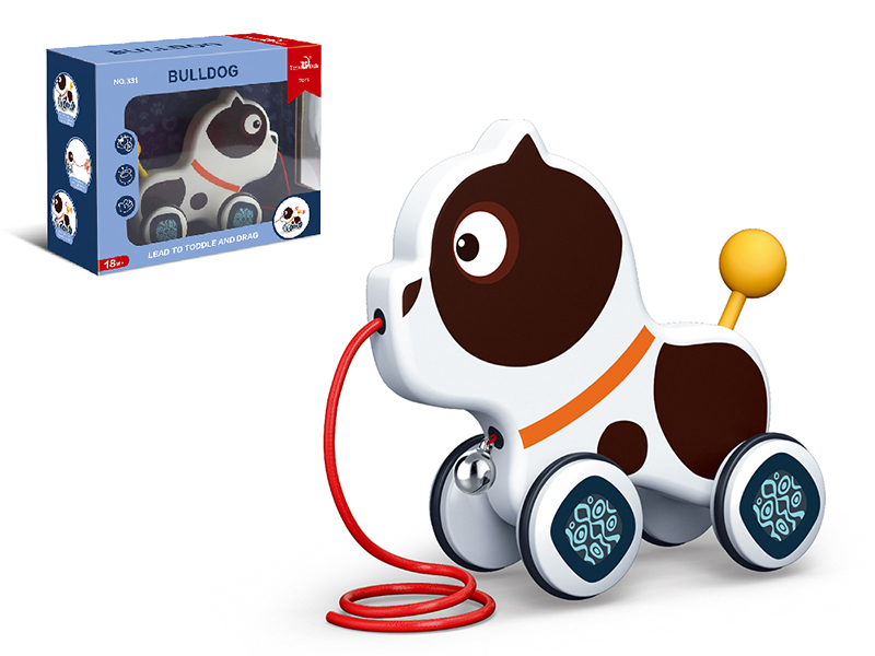 Bulldog Drag&Pull Toy