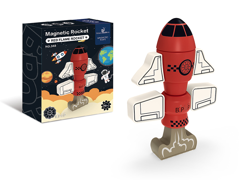 Magnetic Rocket - Red Flame Rocket(8PCS)