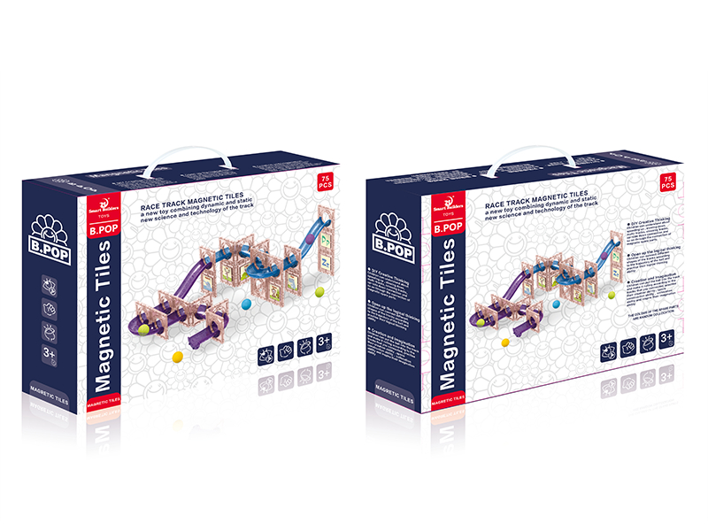 Orbital  Magnetic Tiles Building Blocks 75pcs