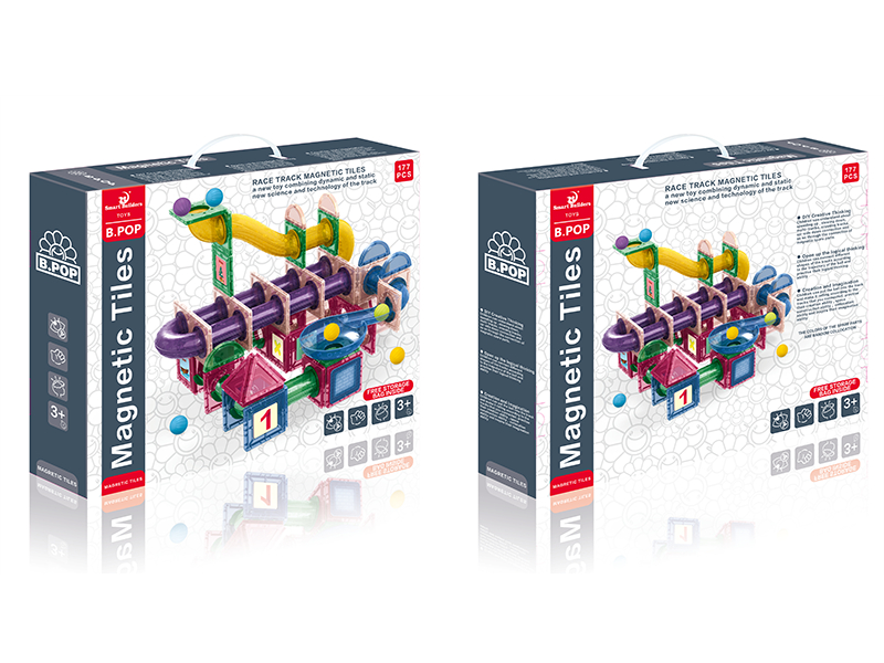 Orbital  Magnetic Tiles Building Blocks 177pcs