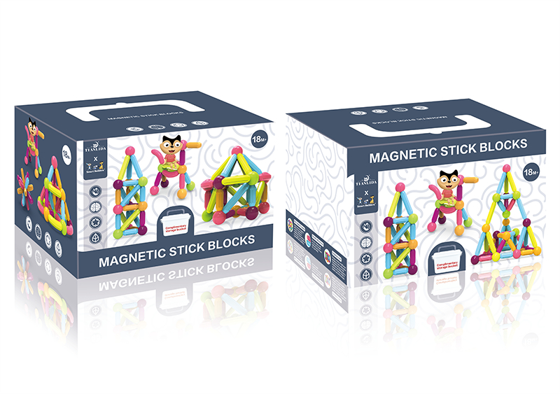 Early Education Magnetic Stick Deluxe Version 78PCS