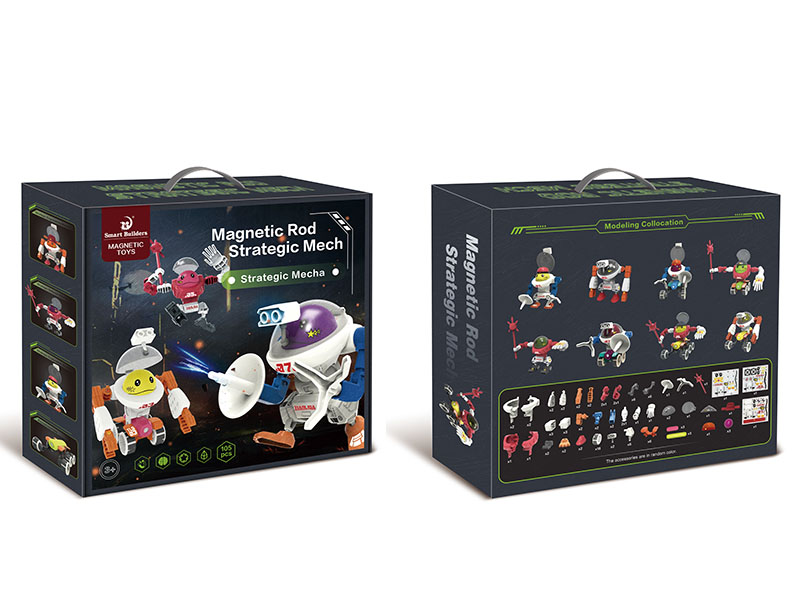 Magnetic Rod Strategic Mecha 105pcs
