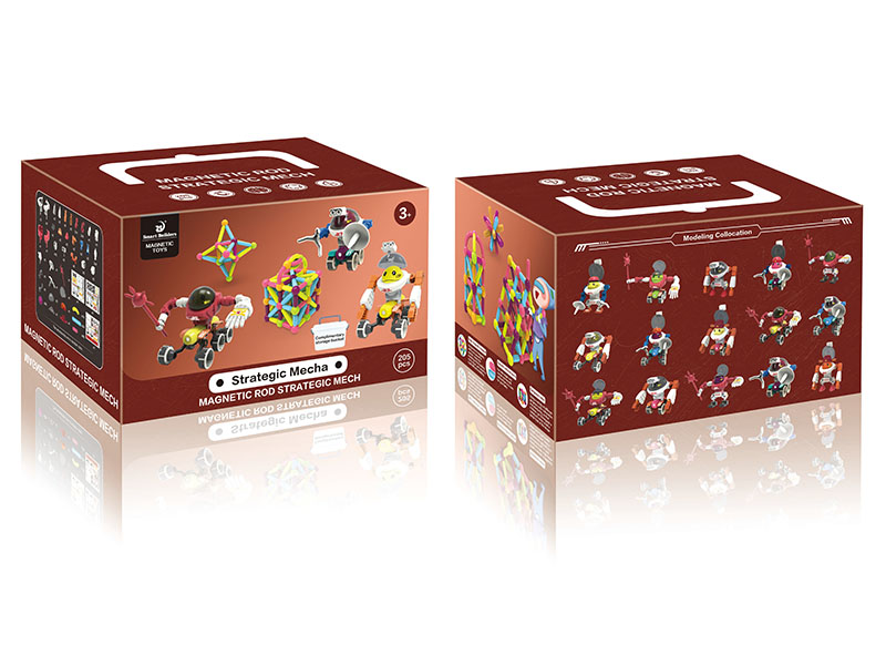 Magnetic Rod Strategic Mecha 208pcs