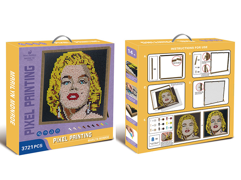 Nail Pixel Painting -  Marilyn Monroe 3721 PCS