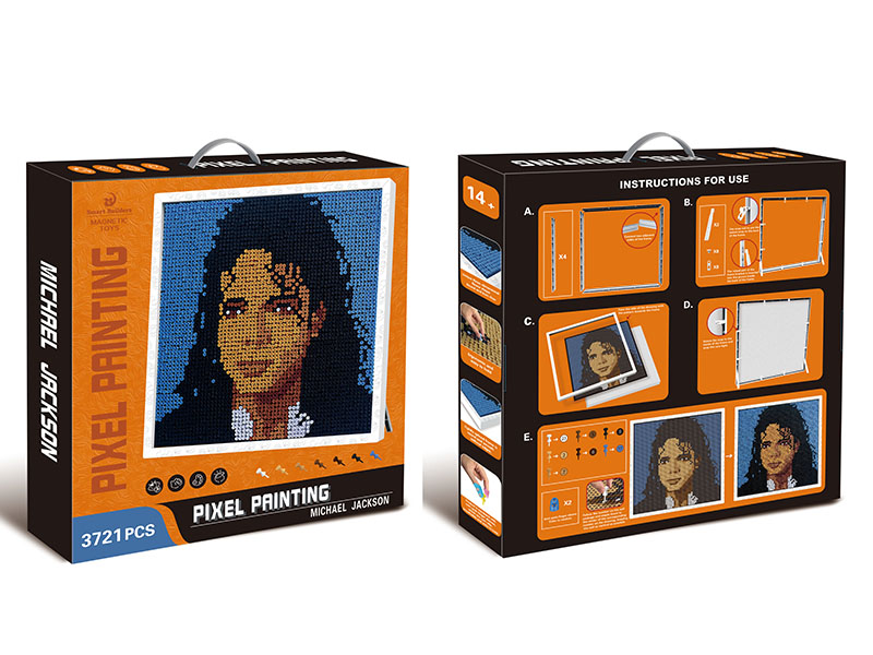 Nail Pixel Painting -  Michael Jackson 3721 PCS
