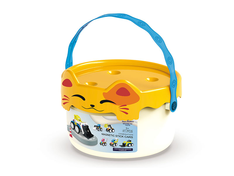 Magnetic Engineering Truck 41pcs