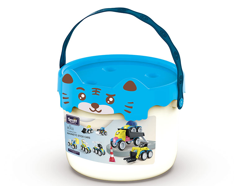 Magnetic Engineering Truck 90pcs