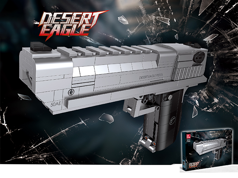 795Pcs Desert Eagle Building Block