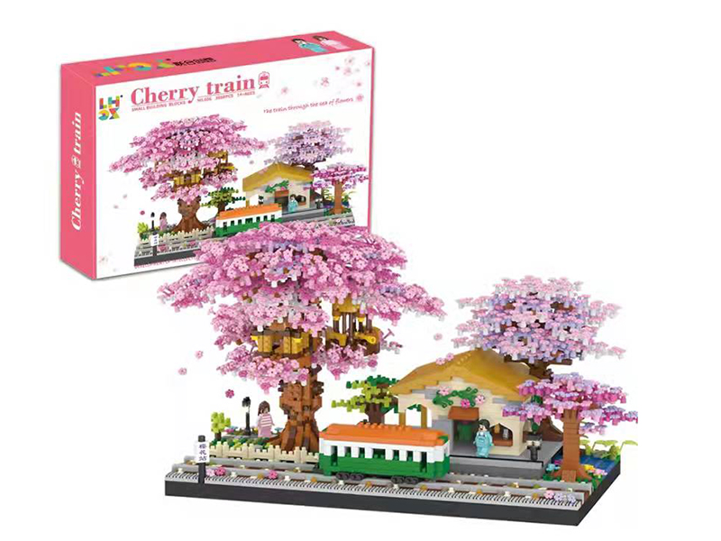 Cherry Train Micro Granular Building Blocks 3668pcs