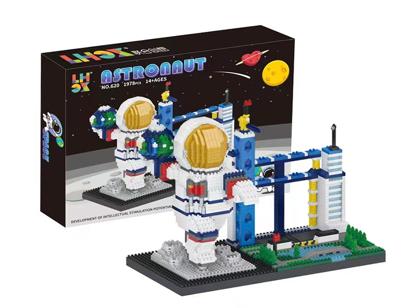 Astronaut Micro Granular Building Blocks 1978pcs