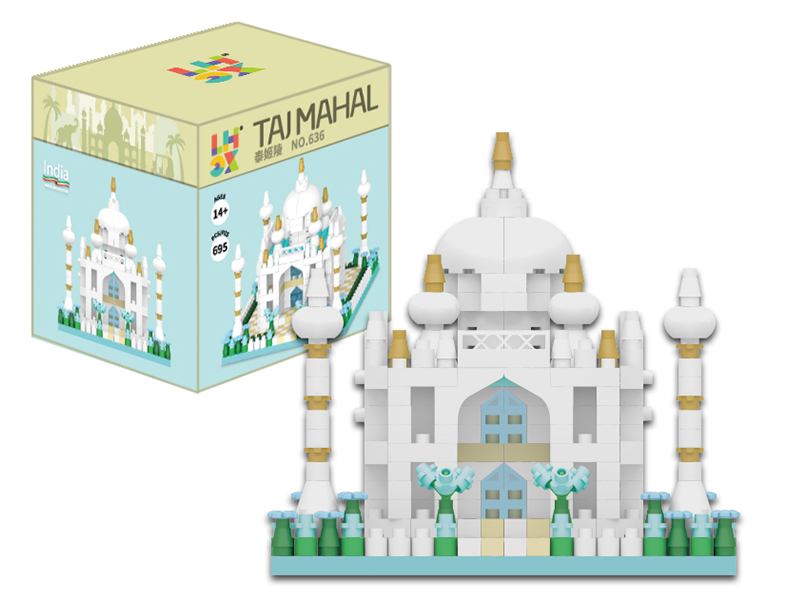 Taj Mahal Micro Granular Building Blocks 695pcs